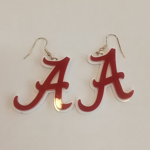 Alabama Crimson Tide earrings - Picture 2 of 4